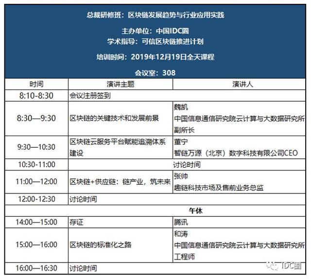 全球app营收榜：「IDCC2019」想变成区块链人才？IDCC总裁研修班亮点剧透-区块链315