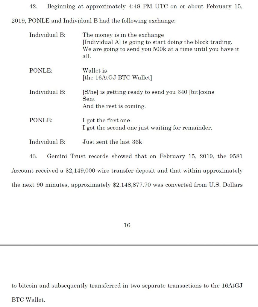 【ipfs矿机购买】联邦调查局（FBI）刑事投诉，尼日利亚骗子通过双子座交易所将数百万美元转换-区块链315