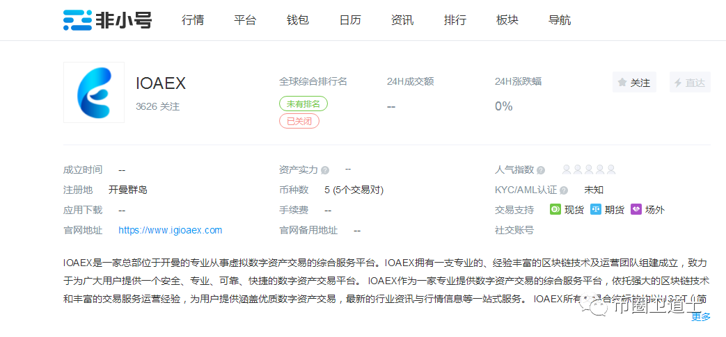 IOAEX,交易所,跑路,原因,竟然,是,韭菜,们,操作, . IOAEX交易所跑路，原因竟然是韭菜们操作不当？