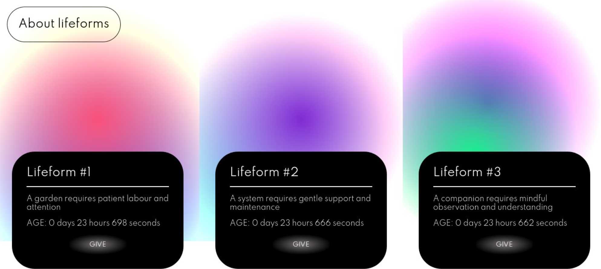 Lifeforms NFT，90天内必须送出去，要不就消失！-iNFTnews