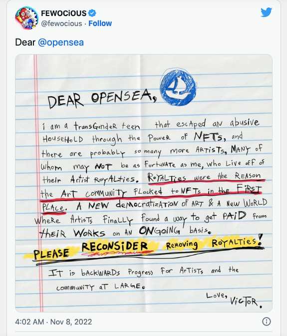 OpenSea版税风波将如何发展？-iNFTnews