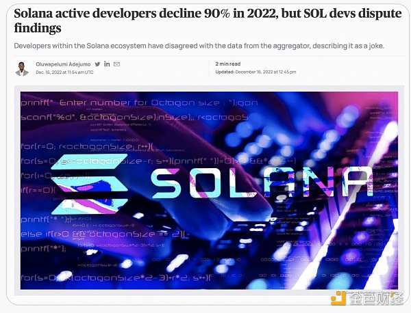 熊市必读系列：Solana王朝的兴衰史-iNFTnews