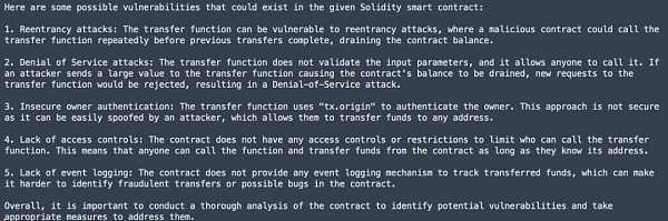 火爆出圈的最强 AI GPT 是否可用于合约安全审计？-iNFTnews
