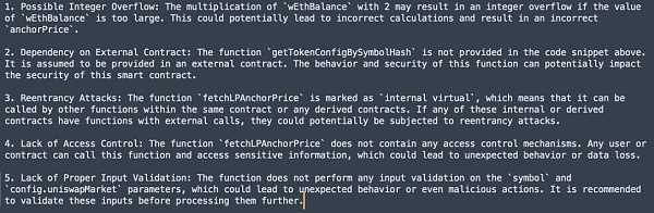 火爆出圈的最强 AI GPT 是否可用于合约安全审计？-iNFTnews