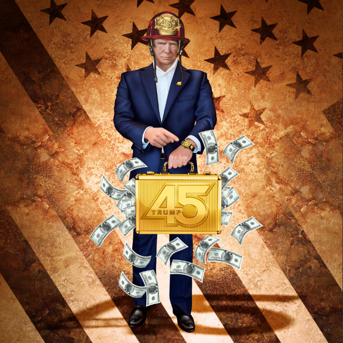 特朗普再发 NFT，火速抢清后暴跌-iNFTnews