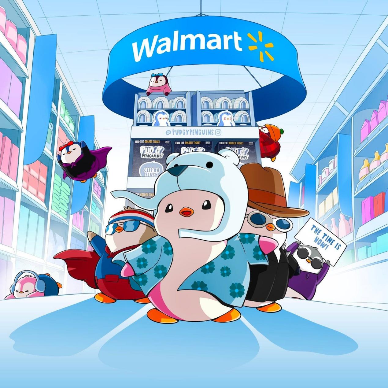 NFT悄然融入主流：“胖企鹅”进驻沃尔玛，微软Xbox或集成加密钱包