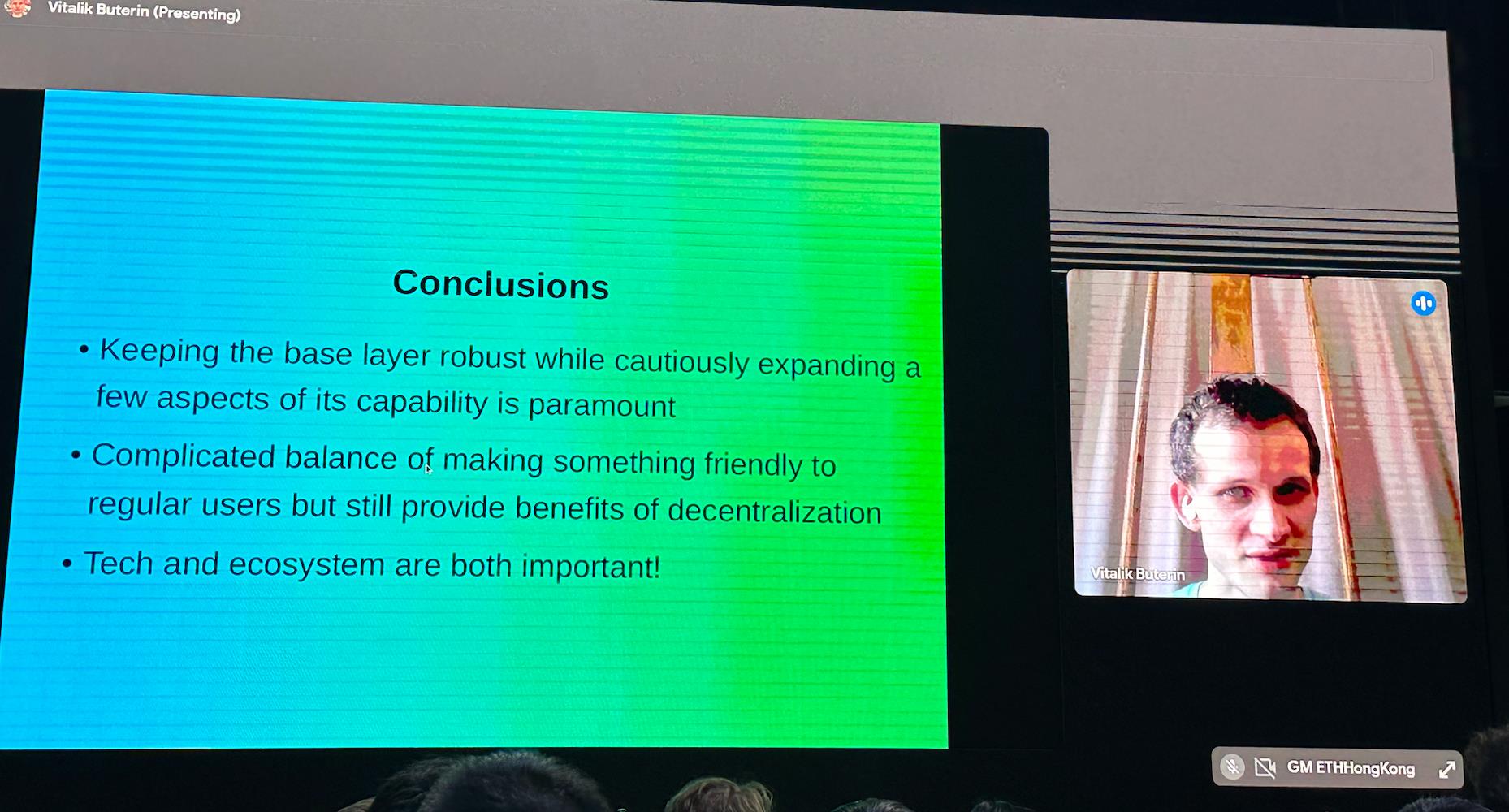 V神ETH HK演讲：以太坊的成就、挑战与未来