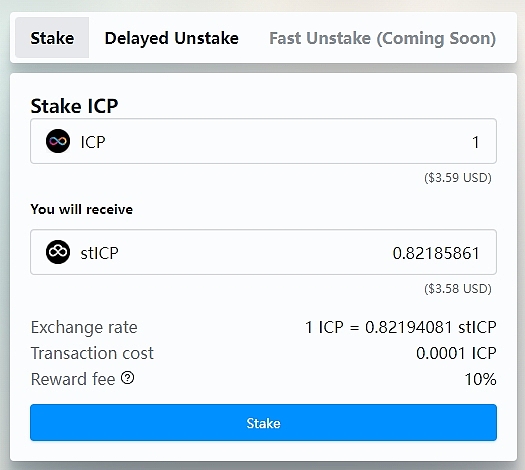 释放NNS流动性？详解IC链第一个LSD协议StakedICP