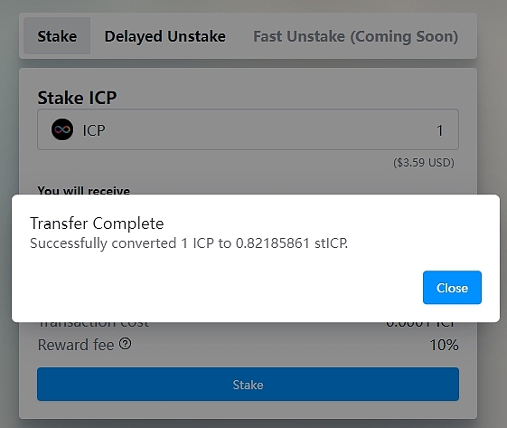 释放NNS流动性？详解IC链第一个LSD协议StakedICP