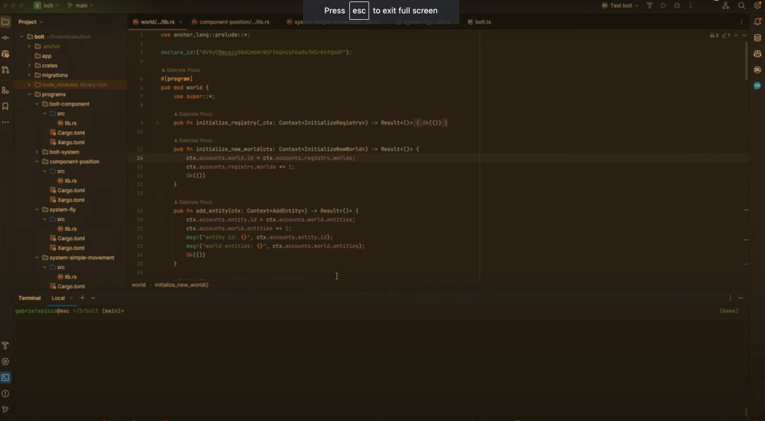 BOLT：模块化基础设施，Solana生态的ECS全链游戏引擎