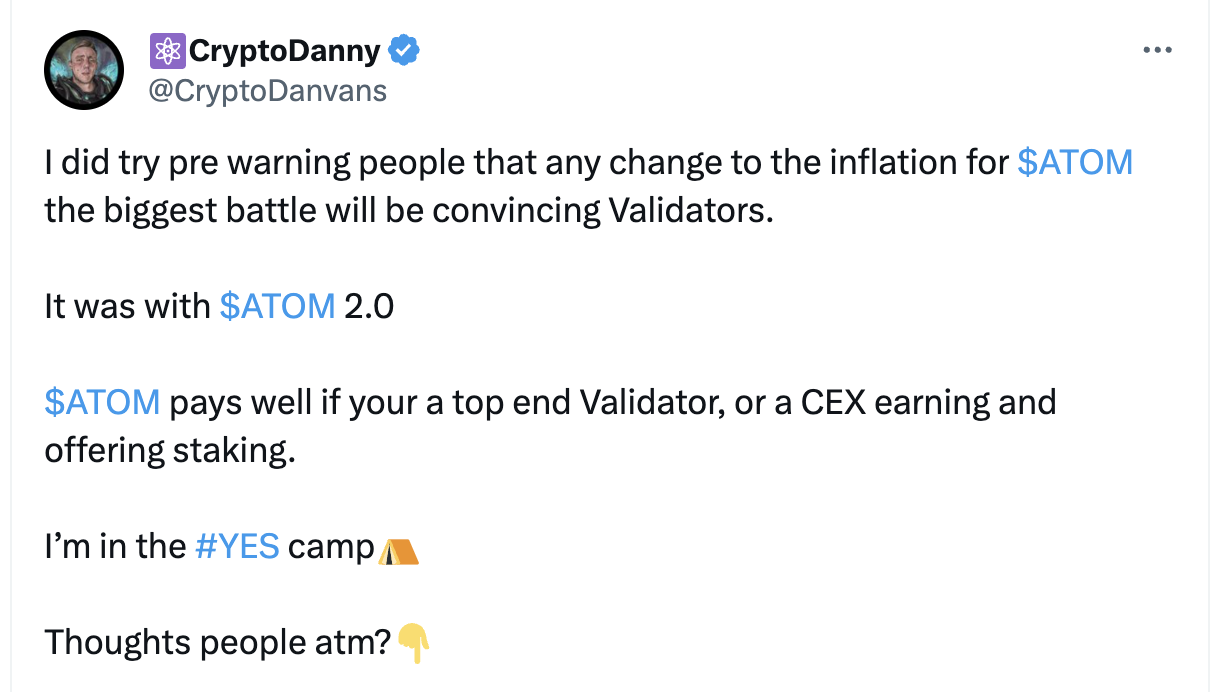 反对票居然占上风？Cosmos削减通胀率提案引发社区内战