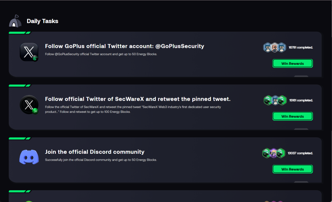 总融资金额超1500万美元，币安领投的安全机构Goplus的交互活动如何参与？