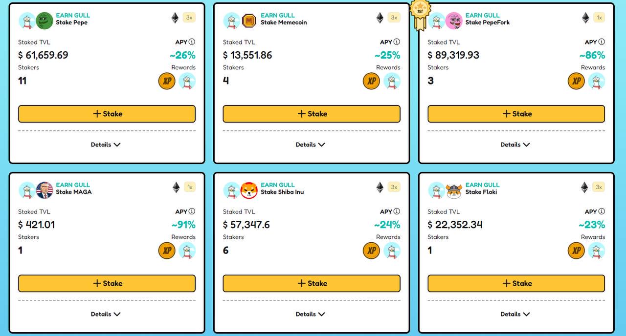 Manta 生态 Meme 平台 Gullswap 上线空投活动，支持 PEPE、SHIB 等 Meme 代币质押