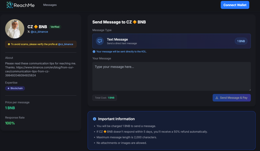 黑客教你如何用0.01 BNB“白嫖”CZ