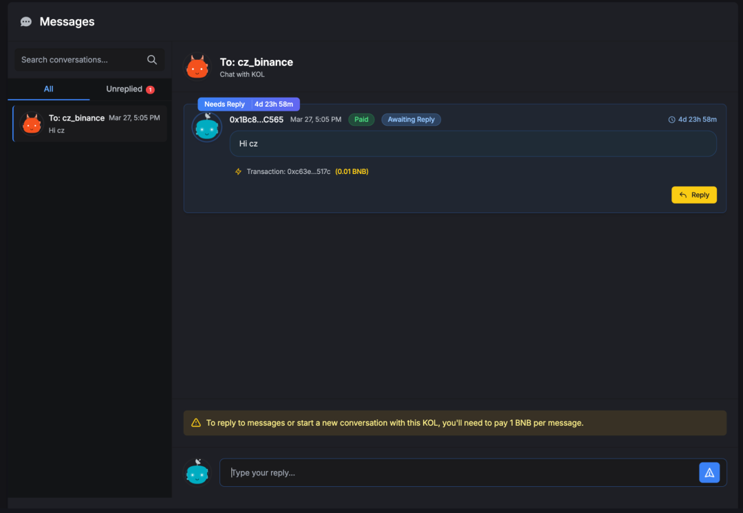 黑客教你如何用0.01 BNB“白嫖”CZ