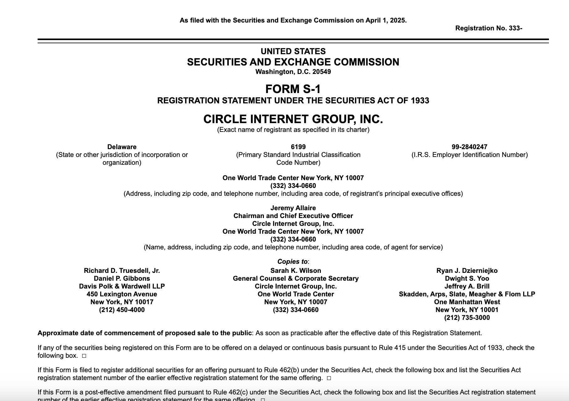  Circle再战IPO却遭质疑：估值几乎腰斩，利润承压下绝望的变现尝试？