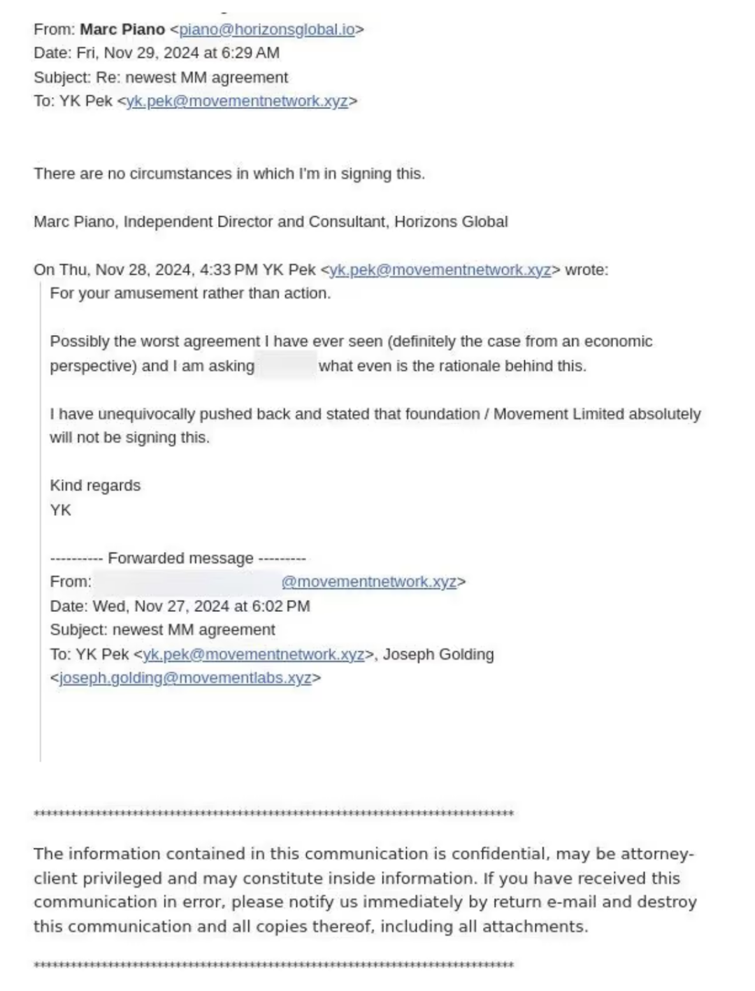 CoinDesk调查：Movement做市商抛售丑闻，秘密合同、影子顾问和隐藏的中间人