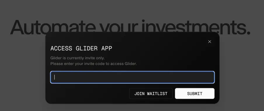 a16z、CoinBase领投的链上资管新贵Glider：用意图驱动架构解决托管与收益难题