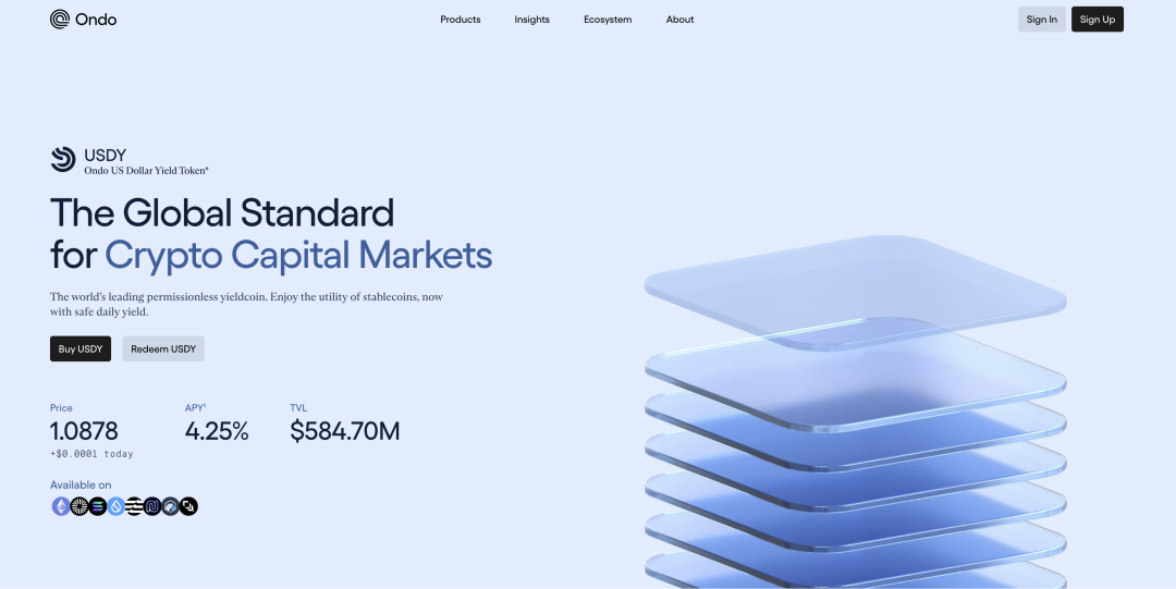 解析Ondo Finance：美国RWA是怎么玩的？